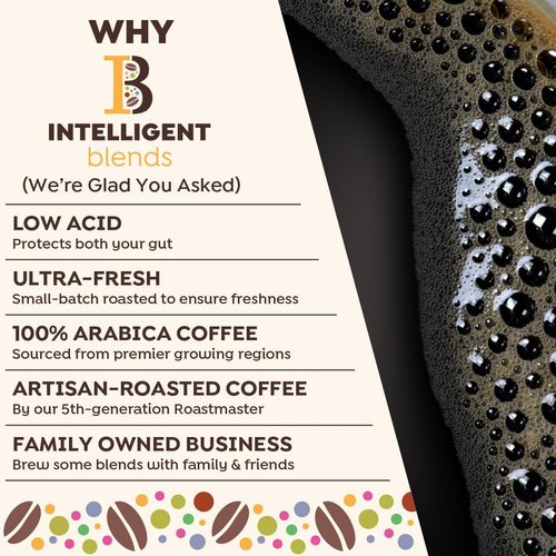 Intelligent Blends Decaf Dark Roast Coffee Pods - 100% Arabica | 100 Count Single Serve for Keurig