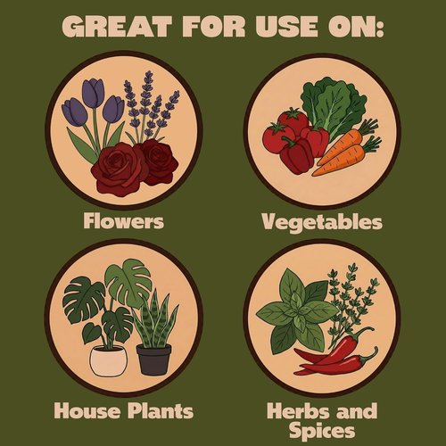 Flowerbird Soil Love - Premium Plant Food & Fertilizer | Bio-Active Soil Amendment | Pet Safe | NPK 2-1-4 (4 oz) - Treats 30 Gallons
