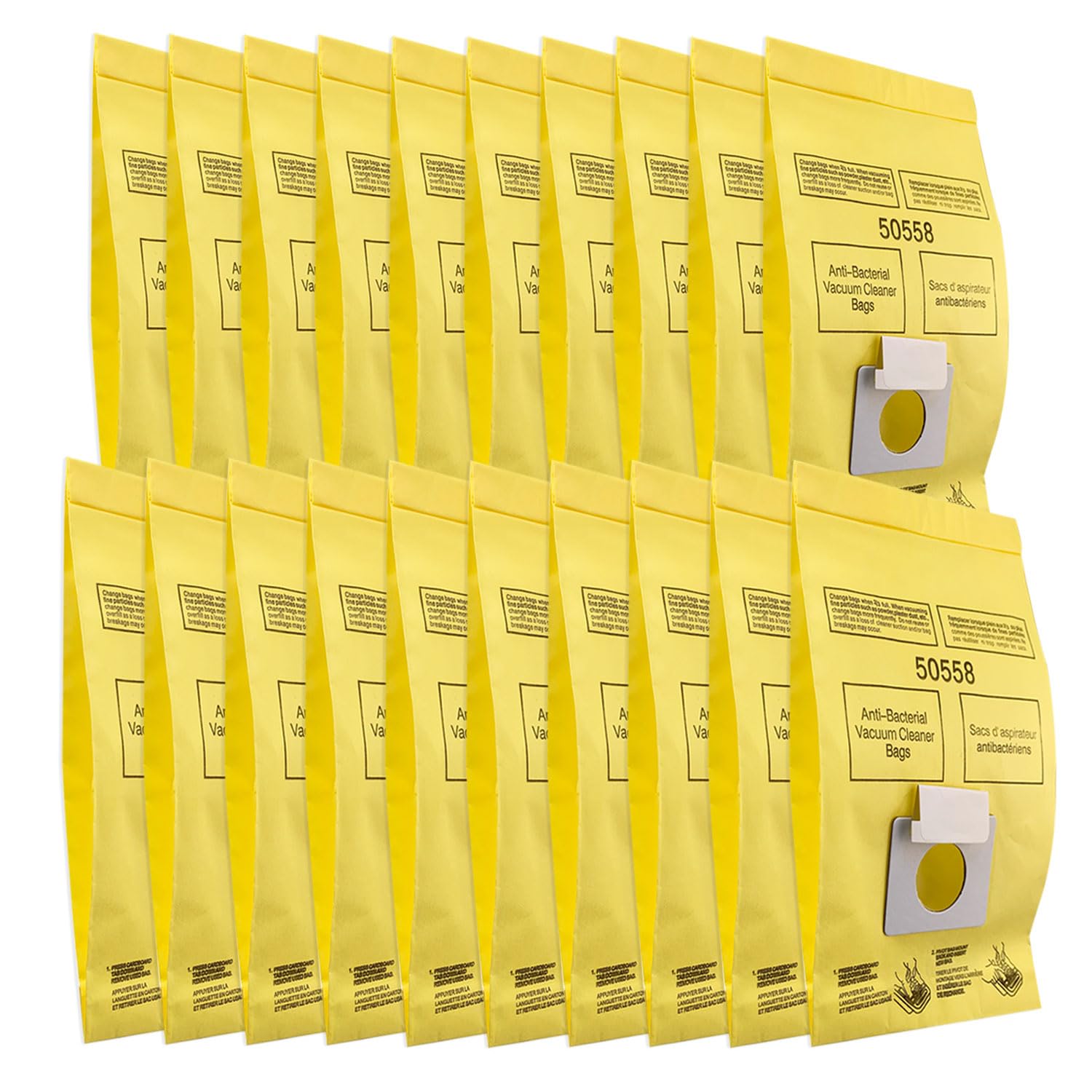 Gudotra 20 Pack Vacuum Bags Replacement for Ken.more Canister Vacuum Bags Type C/Q C Q 5055 50557 50558 50403 Pan.asonic Type C-5 C-18 Vacuum Cleaner