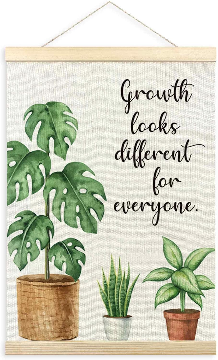 TLESKE Mental Health Wall Art Poster - Inspirational Decor for Therapy Offices | 12x16 with Hanger Frame