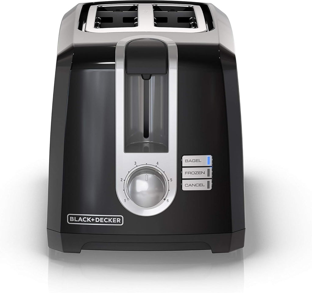 Skiennix 2-Slice Extra Wide Slot Toaster - Perfect for Bagels & Thick Bread | Stylish Design