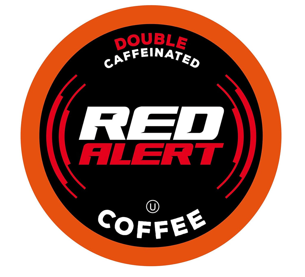 Red Alert Coffee Extra Strong Coffee Pods - Recyclable & Compatible With 2.0 Keurig Brewers | 40 Count Pack