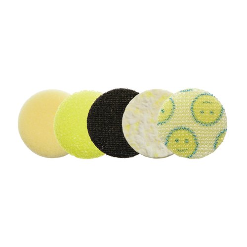 Dremel Versa 5-Pack Scrub Daddy Cleaning Sponge Pads, Variety Pack for Multi-Surface Cleaning, for use in Kitchen, Household and Bathroom - Compatible with Versa Power Scrubber Tool, PC360-5