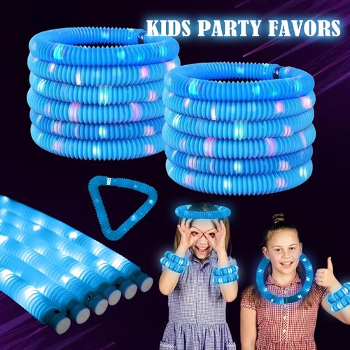 Glow Sticks 6PCS Set by [Brand Name] - Glow in The Dark Party Supplies for Kids & Adults | Perfect for Festivals, Birthdays, Raves & Camping