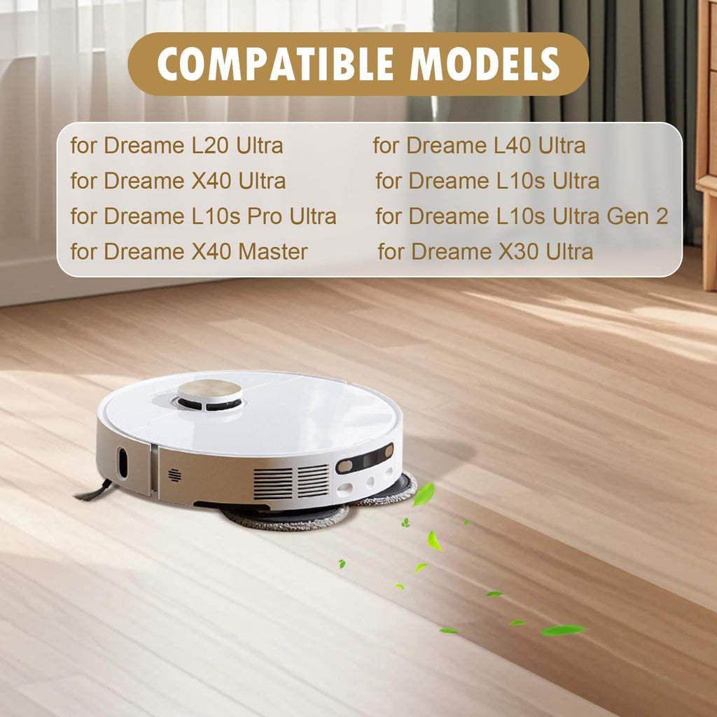 Ndoge TriCut Brush Replacement for Dreame X40 Ultra, L20 Ultra, L10s Ultra, L10s Pro Ultra, L10s Ultra Gen 2, L30 Ultra, L40 Ultra, X30 Ultra, X40 Master Robotic Vacuum, Anti-Tangle Brush Accessories