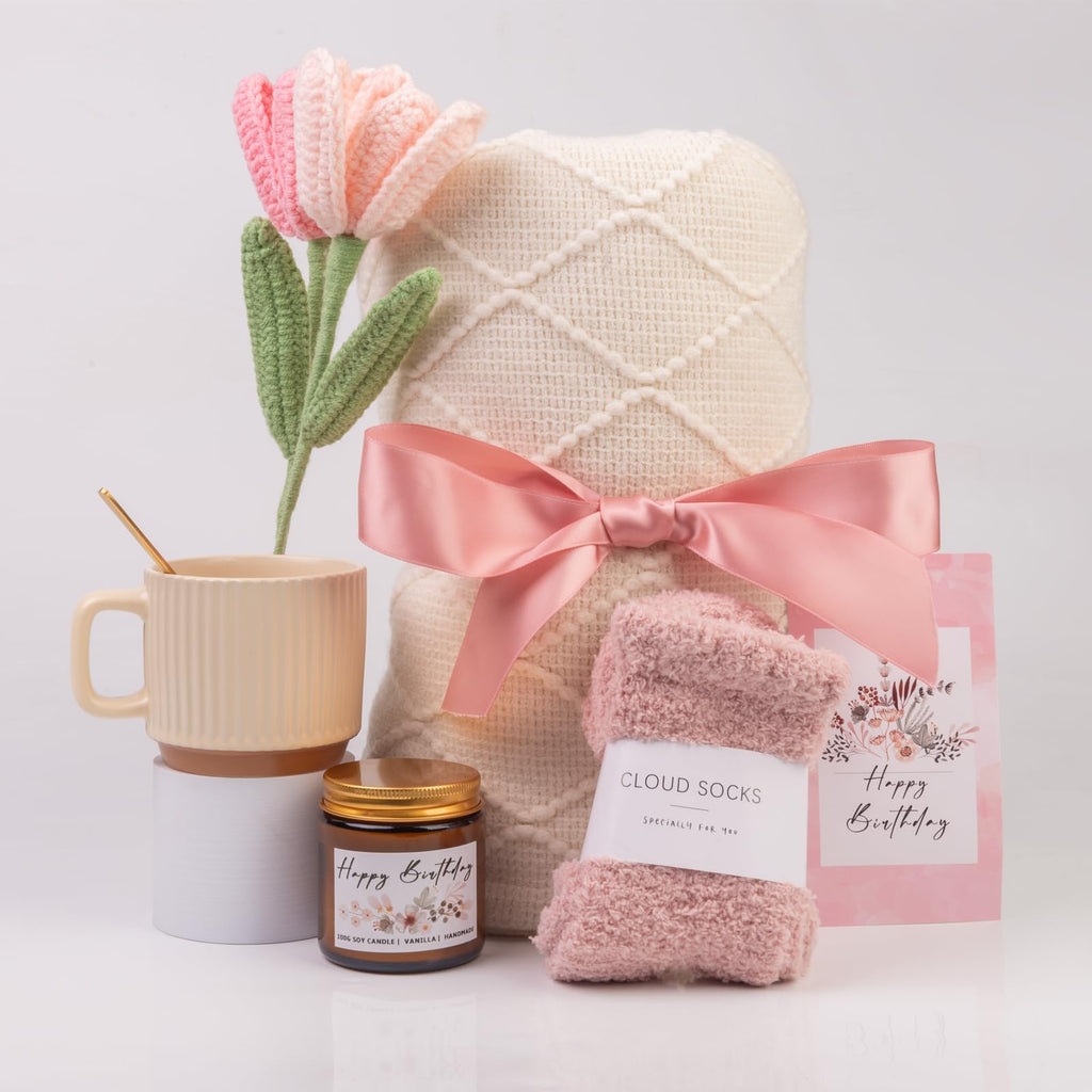 Mothers Day & Birthday Gifts for Women, Self Care Gifts Get Well Soon Gifts Package, Relaxing Care Package, Birthday Gift Basket for Women, Happy Birthday Gifts for Her, Mom, Sister, Best Friend, Wife, Girlfriend, Coworker, Birthday Gifts Ideas