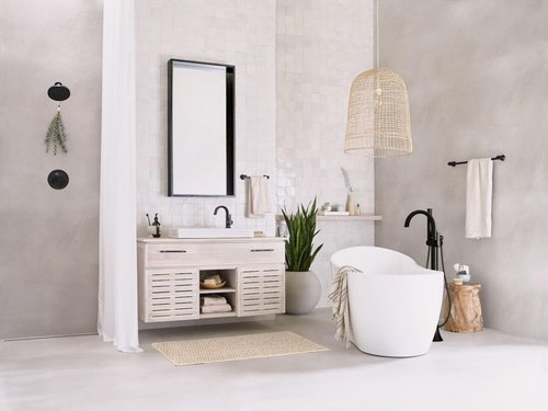 Moen Doux Matte Black Bathroom Towel, Hand Towel Bar, YB0286BL
