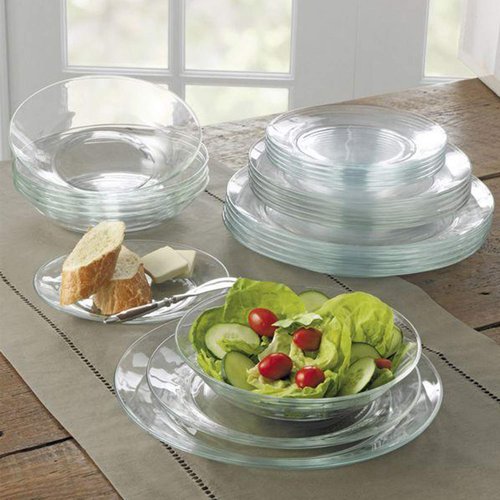 Duralex Made in France Lys Dinnerware 11 Inch Dinner Plate, pack of 6