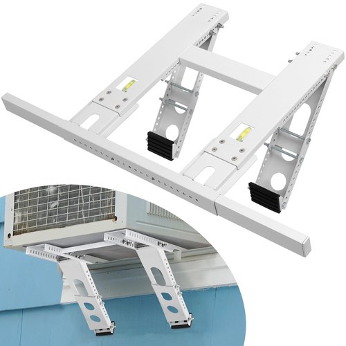 getlstub Air Conditioner Support Bracket, Adjustable Window AC Bracket, No Drilling, Heavy Steel Air Conditioner Stand Fit Most Single and Double-Hung Windows, Hold Up to 220lbs