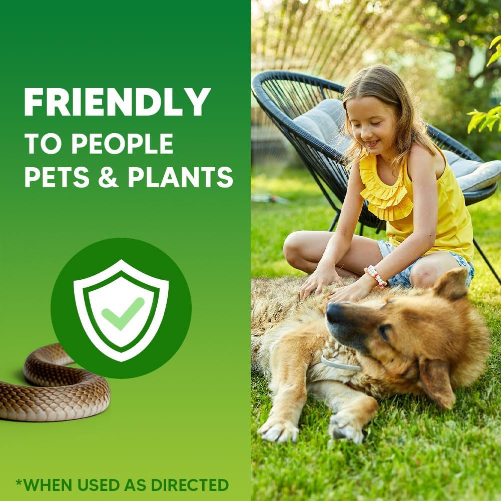Skiennix Snake Repellent - Effective Outdoor Deterrent for Yard & Garden | Covers 120 Sq Ft, Lasts 60 Days, 8 Packs