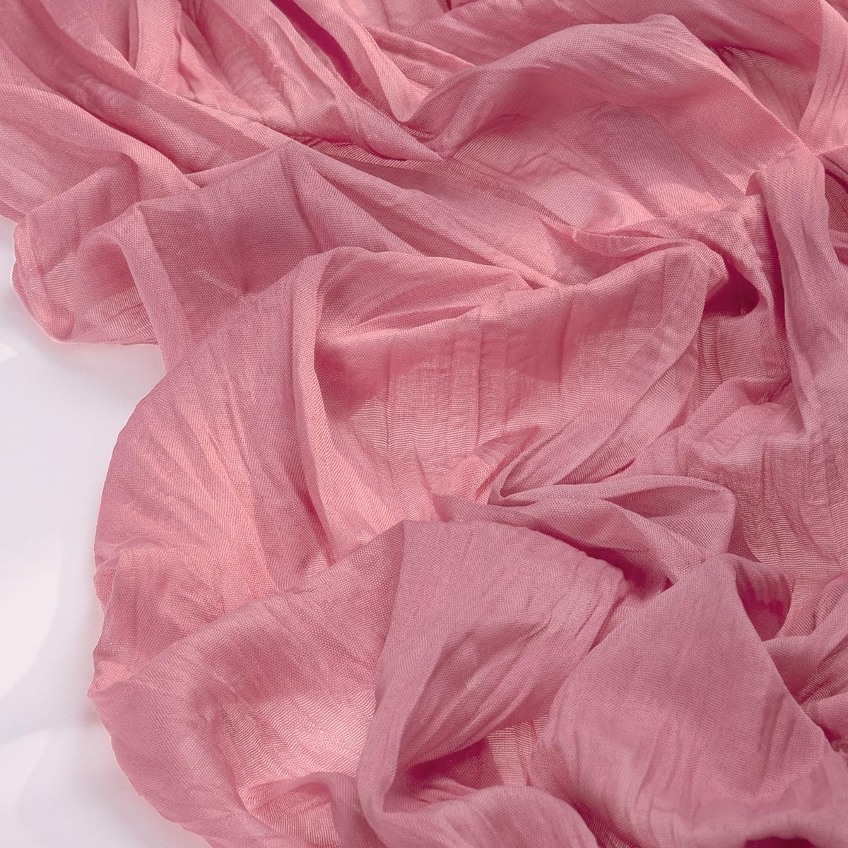 Socomi Cheesecloth Table Runner - 3pcs Mauve Boho Rustic Design | 120 Inch for Weddings & Events