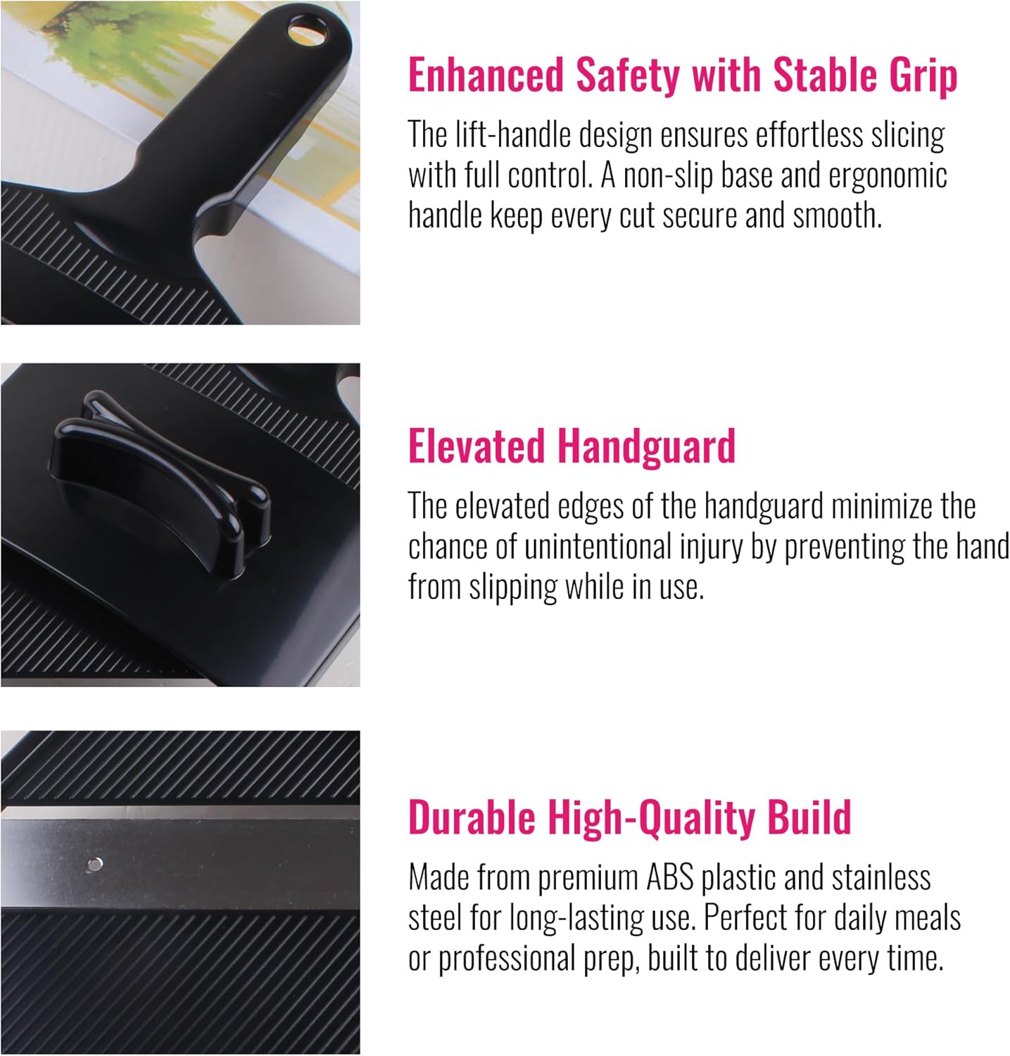 Smart Cabbage Slicer - Ultra-Thin Julienne Cutter with Japanese Stainless Steel Blade | 0.04 Inch Precision for Sauerkraut & Coleslaw