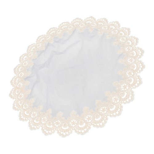 CIYODO Lace Lampshade Cover 31.49In Floral Pattern Lamp Shade Protector Soft Fabric Table Lamp Cover for Bedroom Light Decoration