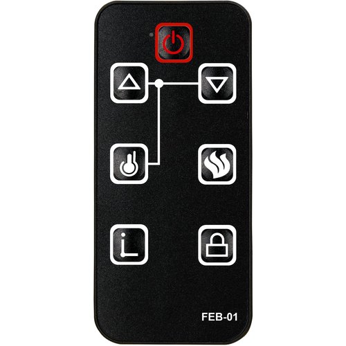 XINJISHIMIN Replacement for FEBO Flame Electric Fireplace Heater Remote Control ZHS-30-A ZHS-30-C 13IN-30-054 14 in-32-083 14IN-32-083 384-16A-20-21 15IN-23-094 ZHS-23-B ZHS-32-D 14IN-28-078