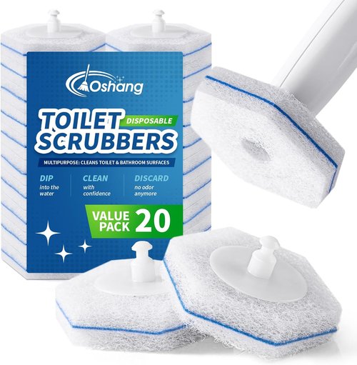 Clorox Toilet Wand Refills - Disposable Toilet Brush Heads (20 Count) | Easy Cleaning Solution