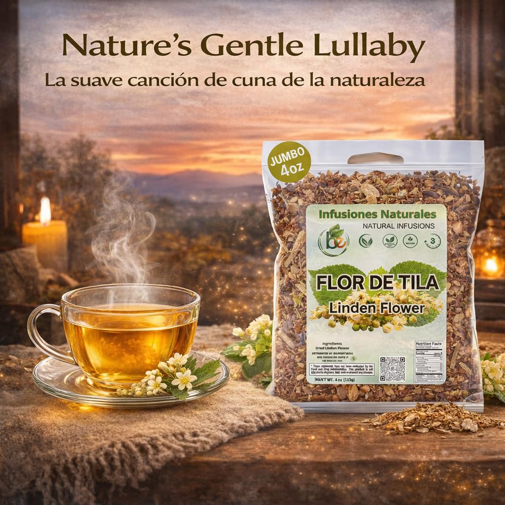 Tila Seca Herbal Tea (4 oz) – 100% Natural Linden Flowers & Leaves (Ternstroemia lineata) – Traditional Relaxation & Nightly Comfort – Wildcrafted Loose Leaf – Caffeine-Free, Vegan, Non-GMO – Authentic by BEXPERTSUSA