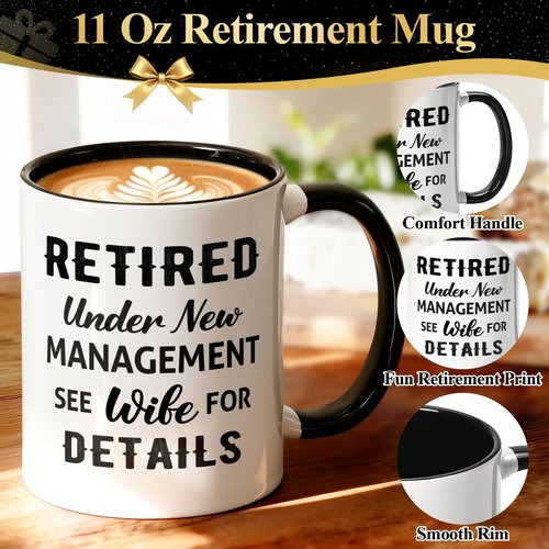 Cabtnca 8 Pcs Retirement Gifts for Men Funny Retirement Gift for Men 2026, for Coworker Dad Boss Grandpa Teachers, Includes Mug Hat Candle Socks Dice Pen Greeting Card, Retired Gifts for Man