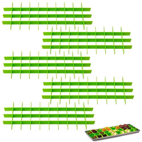 5 Sets Freeze dryer Tray Dividers For Harvest Right Freeze Dryer Medium Trays. Adjustable Locking Grid for The Cube Freeze Dryer,Freeze Dryer Accessories