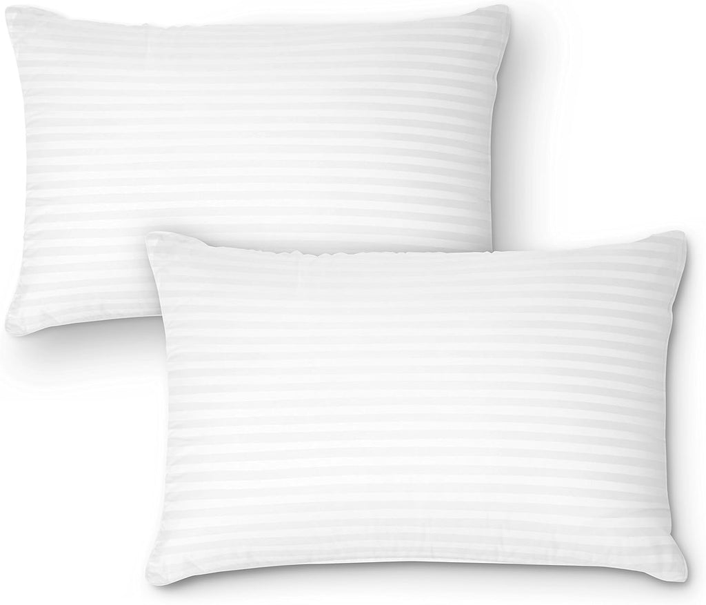Premium Gel Pillow - Luxury Plush Soft Bed Pillows for Home & Hotel | Standard Size White, Pack of 2