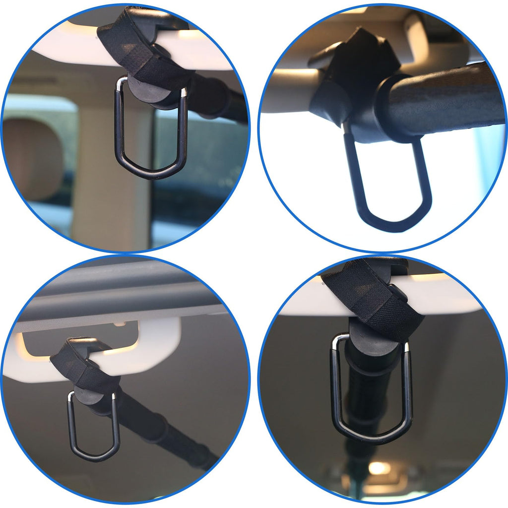Car Clothes Hanger Bar Heavy Duty, Clothing Racks for Hanging Clothes in Car Telescoping 34-54 Inch Car Clothes Rack Suitable for Cars Trucks SUVs