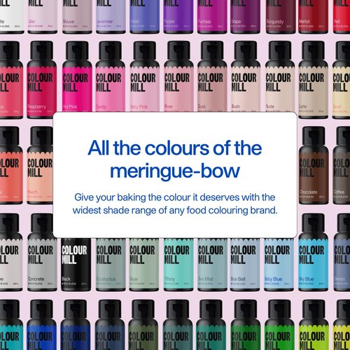 Colour Mill Aqua Blend Water-Based Food Coloring - 20 Milliliters | Vibrant Candy Colors