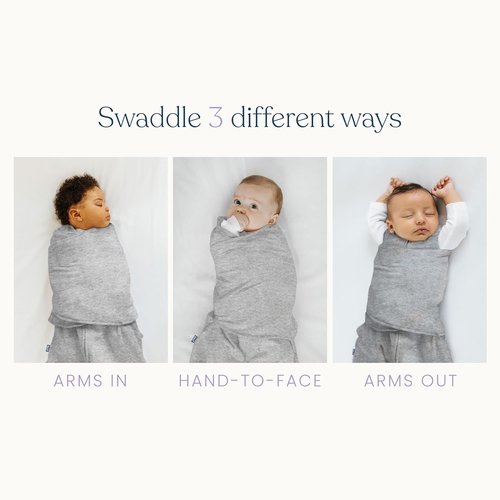 HALO Baby Sleepsack Swaddle - 3-Way Adjustable Wearable Blanket for Newborns | Ombre, TOG 1.5, 0-3 Months