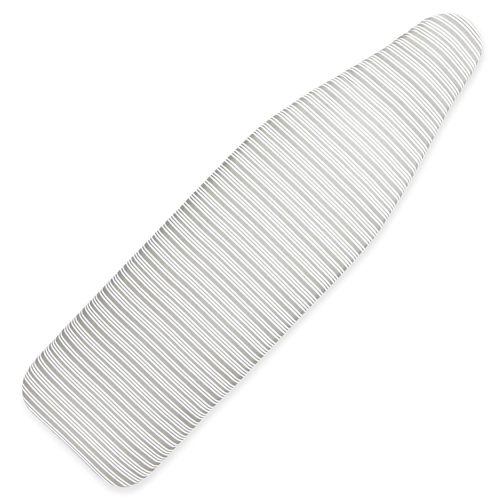 Juvale Ironing Board Cover & Pad - Secure Drawstring Fit for Iron Board Cover with Padding - Extra-Thick Foam for Pressing Pad - 15 x 54 in, Grey Stripe