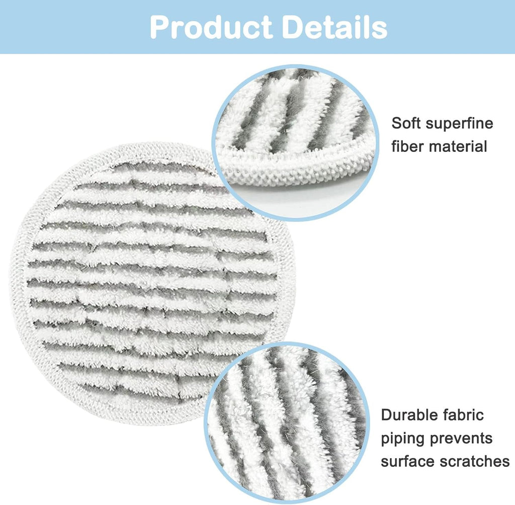 Shark S7001 Replacement Steam Mop Pads - 14 Pack All-in-One Scrubbing Pads for S7001, S8201, S7201 Series