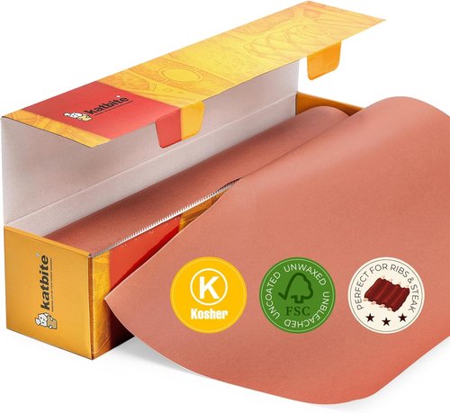 Butcher Paper Roll - 18" x 200' Unbleached Uncoated Pink | Ideal for Sublimation & Smoking