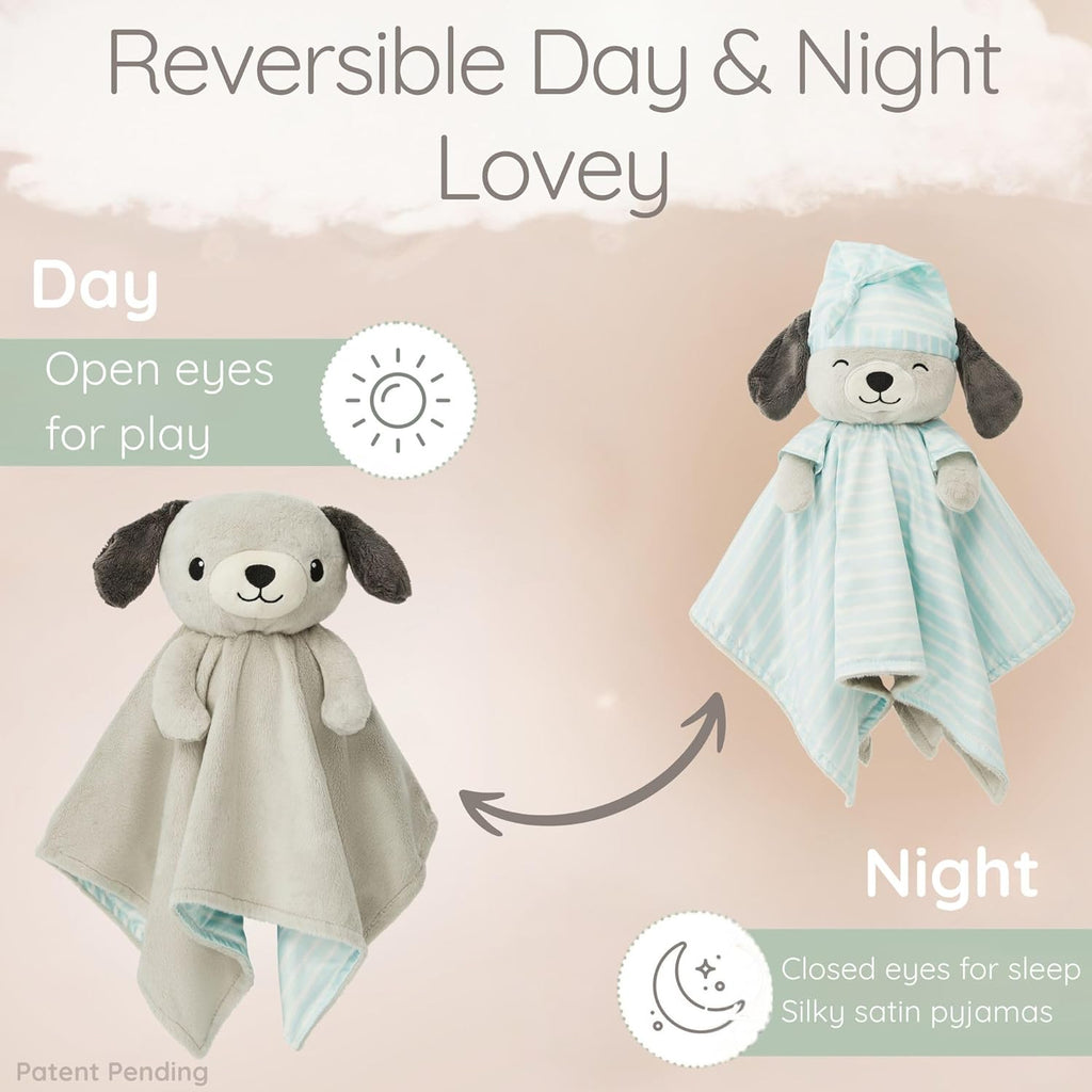 Zelkii Reversible Baby Lovey - Soft Security Blanket for Sleep & Play | Perfect for Boys & Girls