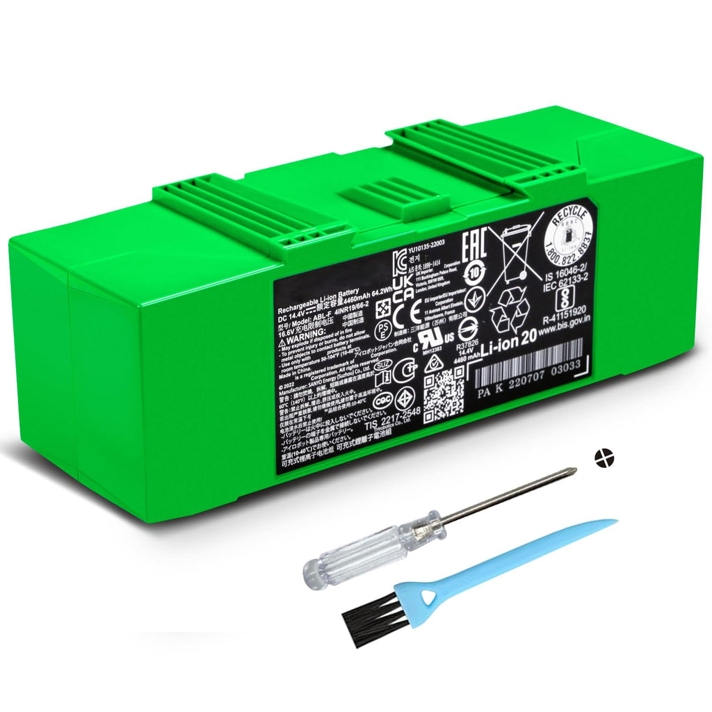 ABL-F Battery Replacement for iRobot Compatible with Roomba i8 i8+ i7 i7+ 7150 7156 7158 7550 7558 i6 i4 4150 i4+ 4550 4552 i3 i3+ 3150 3158 3550 3556 e5 e5152 e5154 e5158 e6 6198 e6198 J7 7550 J7550
