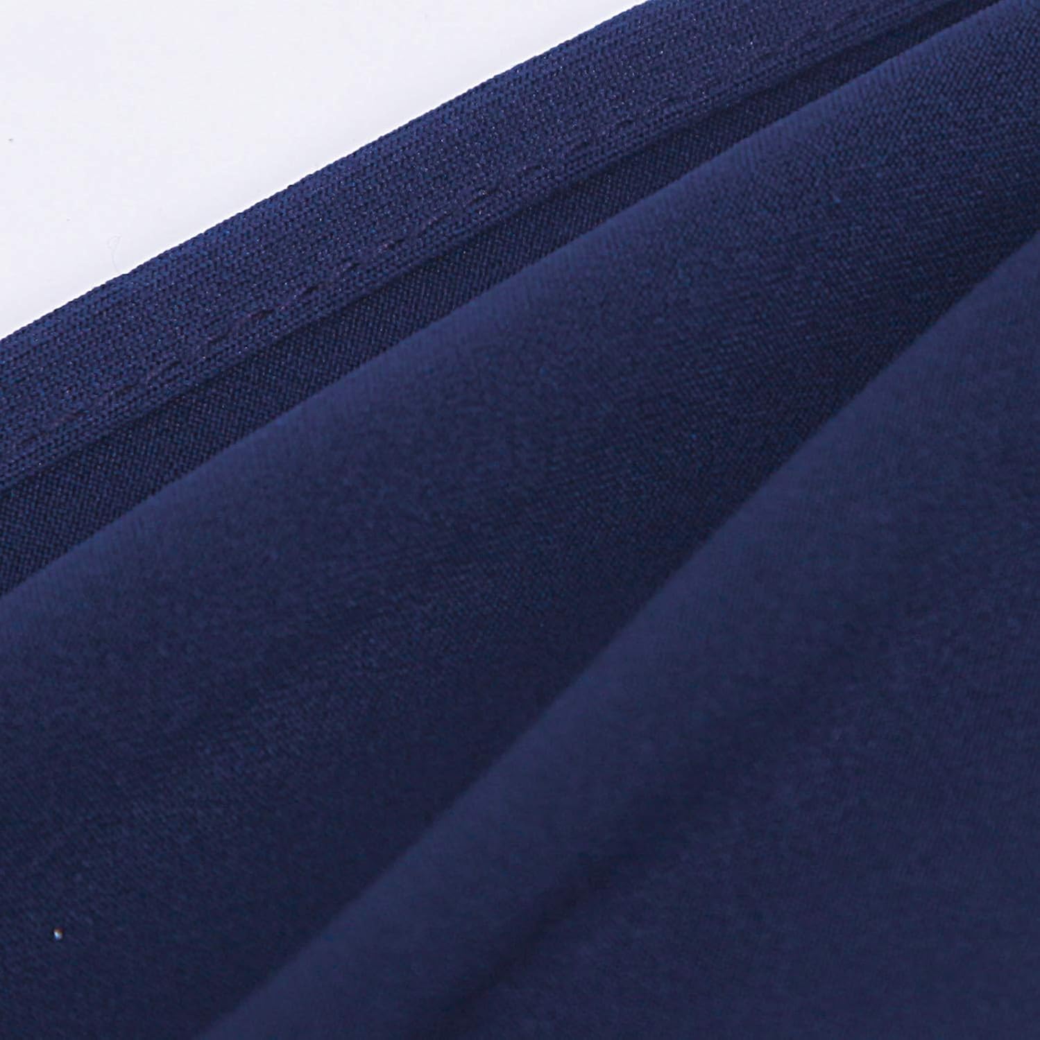 Peomeise Navy Spandex Chair Sashes - 25pcs with Buckle Slider for Elegant Wedding & Party Decor