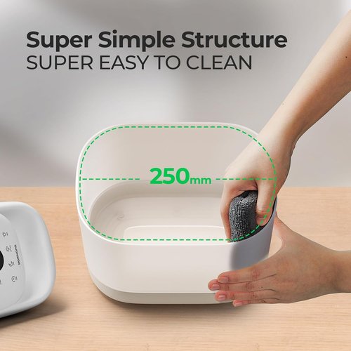 Homvana Humidifier - 5L Top Fill Cool Mist for Bedroom & Plants | Quiet 40H Runtime, Easy to Clean