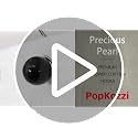 Elegant Black Pearl Shower Curtain Hooks - 12 Rustproof Rings