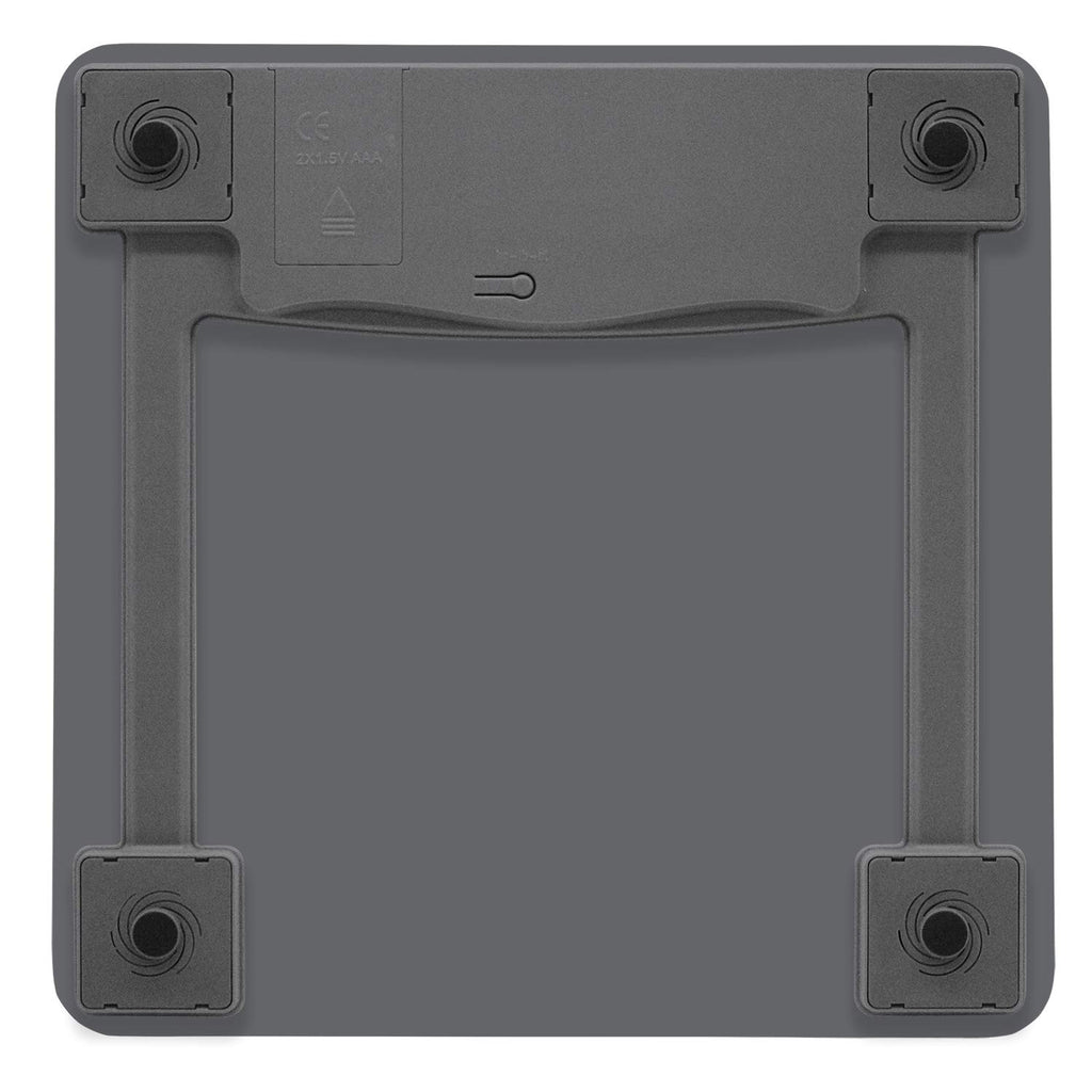 Taylor Glass Textured Paint Herringbone Design Digital Bathroom Scale, Gray, 5273274