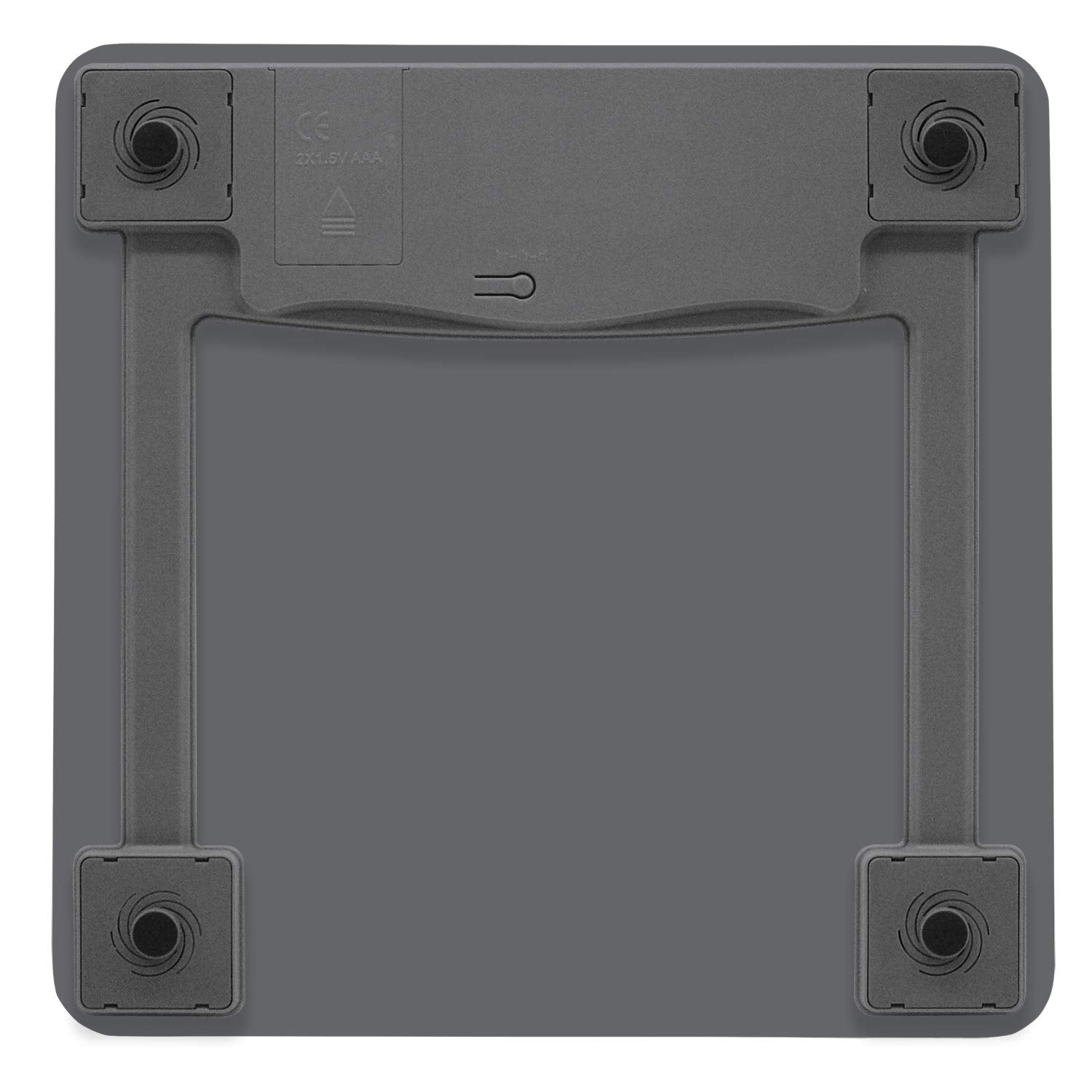 Taylor Glass Textured Paint Herringbone Design Digital Bathroom Scale, Gray, 5273274