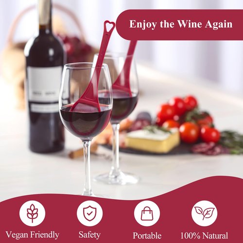 Clerona Wine Wine Filters, the Wine Purifier, Sulfite and Histamines Remover - Naturally Eliminate Allergies & Sensitivities (Pack of 8)