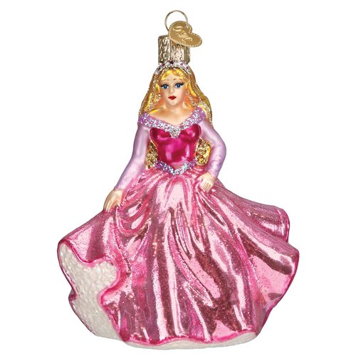 Old World Christmas Princess Glass Blown Ornament for Christmas Tree, Handcrafted Holiday Decoration, Fantasy Collection