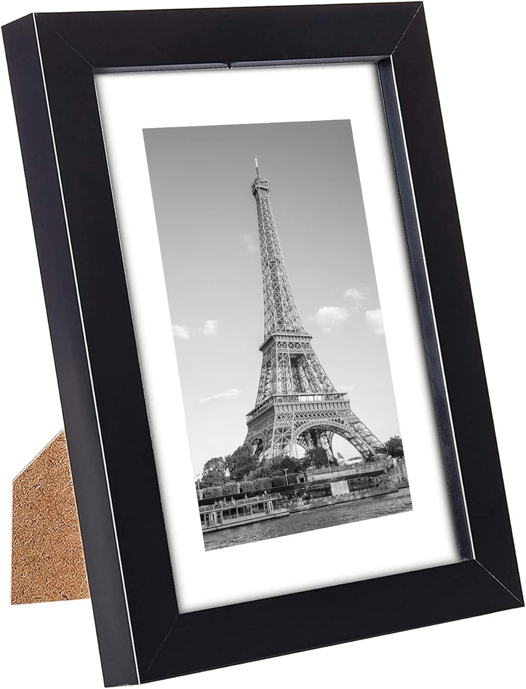 Upsimples 5x7 Picture Frame Set of 10 - Versatile Multi-Photo Collage Frames in Black for Wall or Tabletop Display