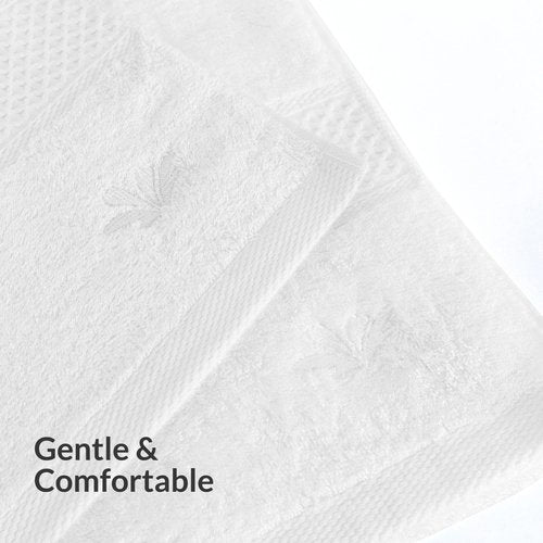 Bio Bidet by Bemis Luxury Towel Set, Highly Absorbent, Super Soft, Lightweight, Quick-Drying, 55” x 27.5” Bath Towel (2-Pack), White