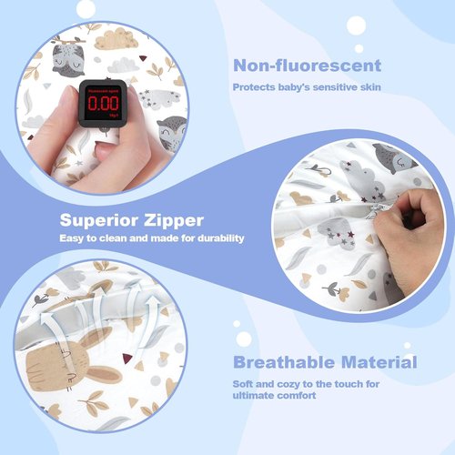Hoot Portable Baby Lounger | Infant Nest for Travel & Crib Use | Ideal for Newborns 0–24 Months