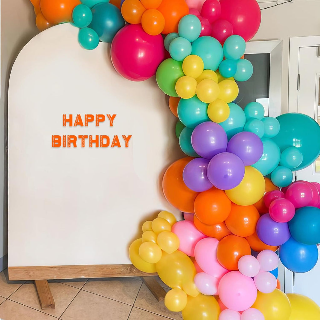 Rainbow Balloons by [Brand Name] - Colorful Latex Balloons for Birthday Parties & Celebrations | 12-Pack