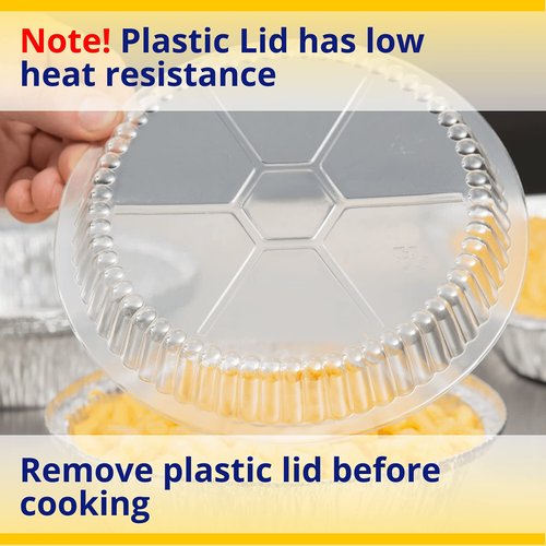 IDL Packaging 30 pc Aluminum Catering Set with 10 Lazy Suzan Trays, 10 Flat Trays and 10 Pans with Lids - Disposable Round Aluminum Foil Containers for Baking, Catering, Party Servings