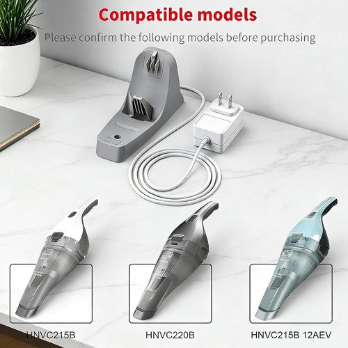Black + Decker Charging Dock - 8.2V 150mA Replacement Charger for HNVC215B & HNVC220B Handheld Vacuums