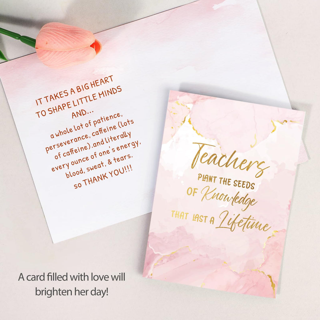 Suhctuptx Teacher Appreciation Gifts, Best Teacher Tote Bags for Women, Unique Gift Ideas from Students - Funny Thank You Basket Box Back to School Christmas Gifts Birthday Gift Pink