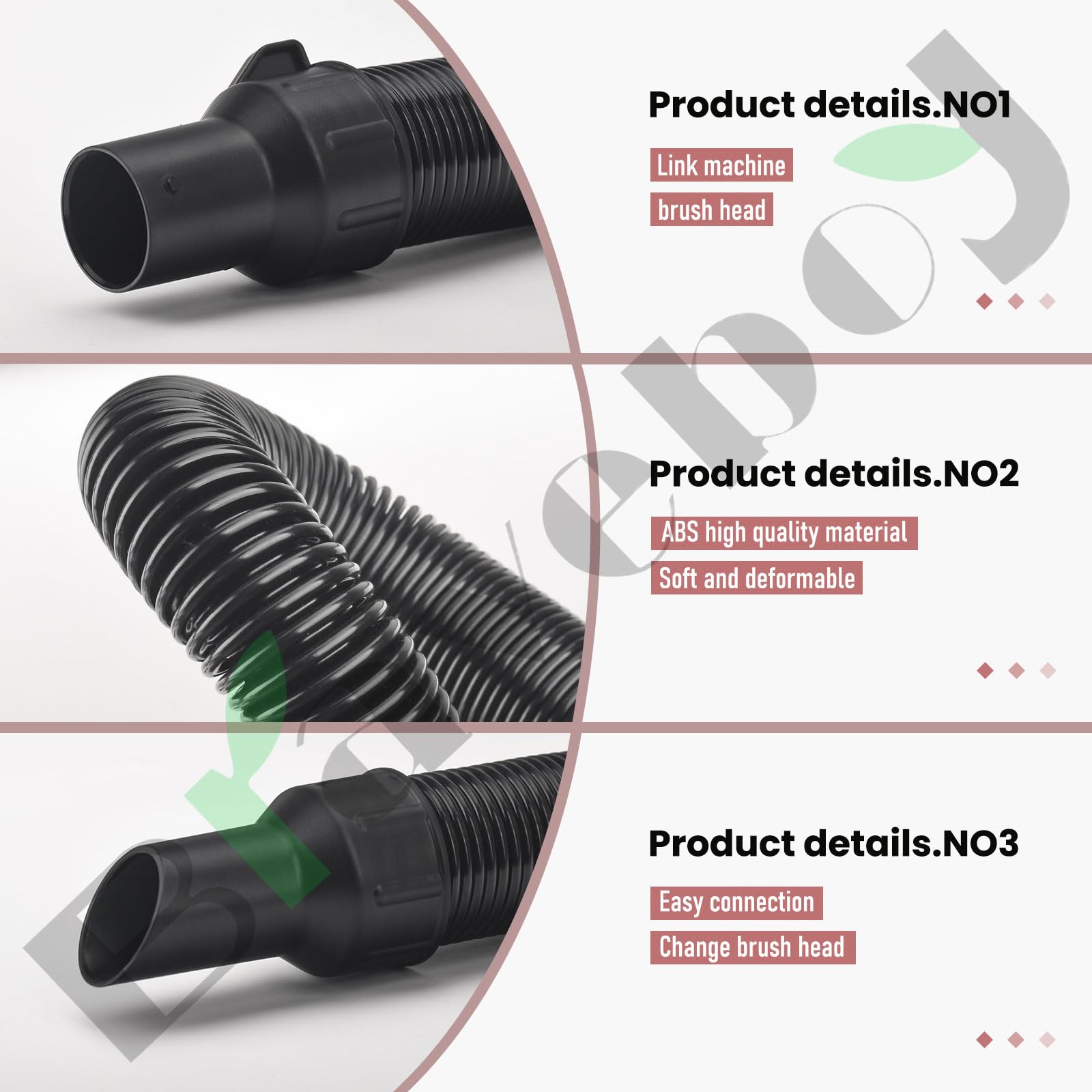 5140128-68 Replacement Hose Assembly And Vac Hose Attachment Kit Compatible with Dewalt Vacuum DCV580 DCV581H DCV580H Models