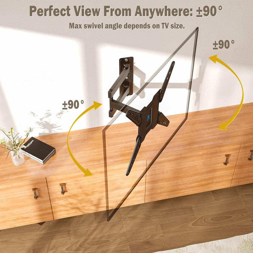 Mounting Dream Tilt TV Wall Mount for 37-75 Inch TVs - Full Motion Mount for 26-55 Inch TVs