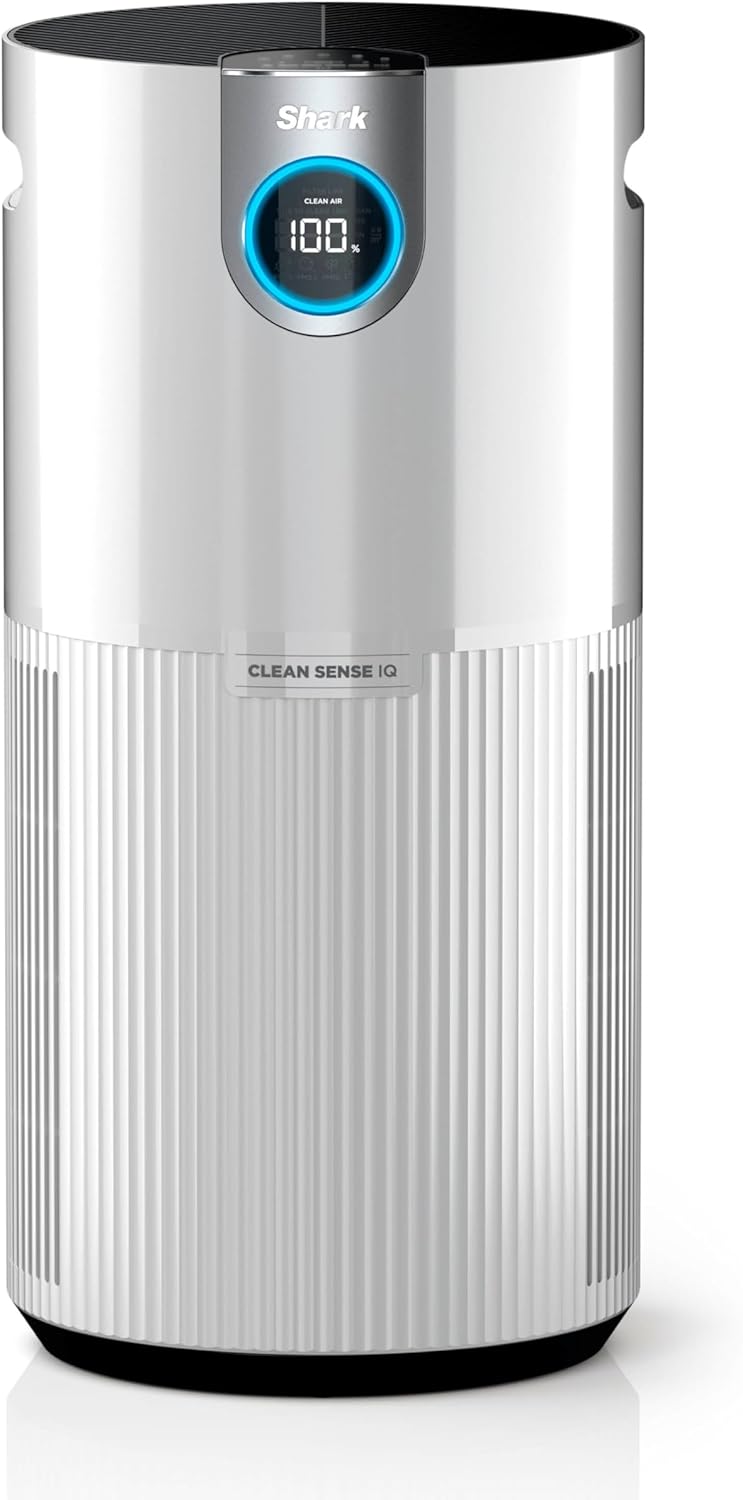 Shark Air Purifier - HEPA Filter with Clean Sense Technology for Large Rooms up to 1000 Sq Ft | Captures 99.98% of Allergens