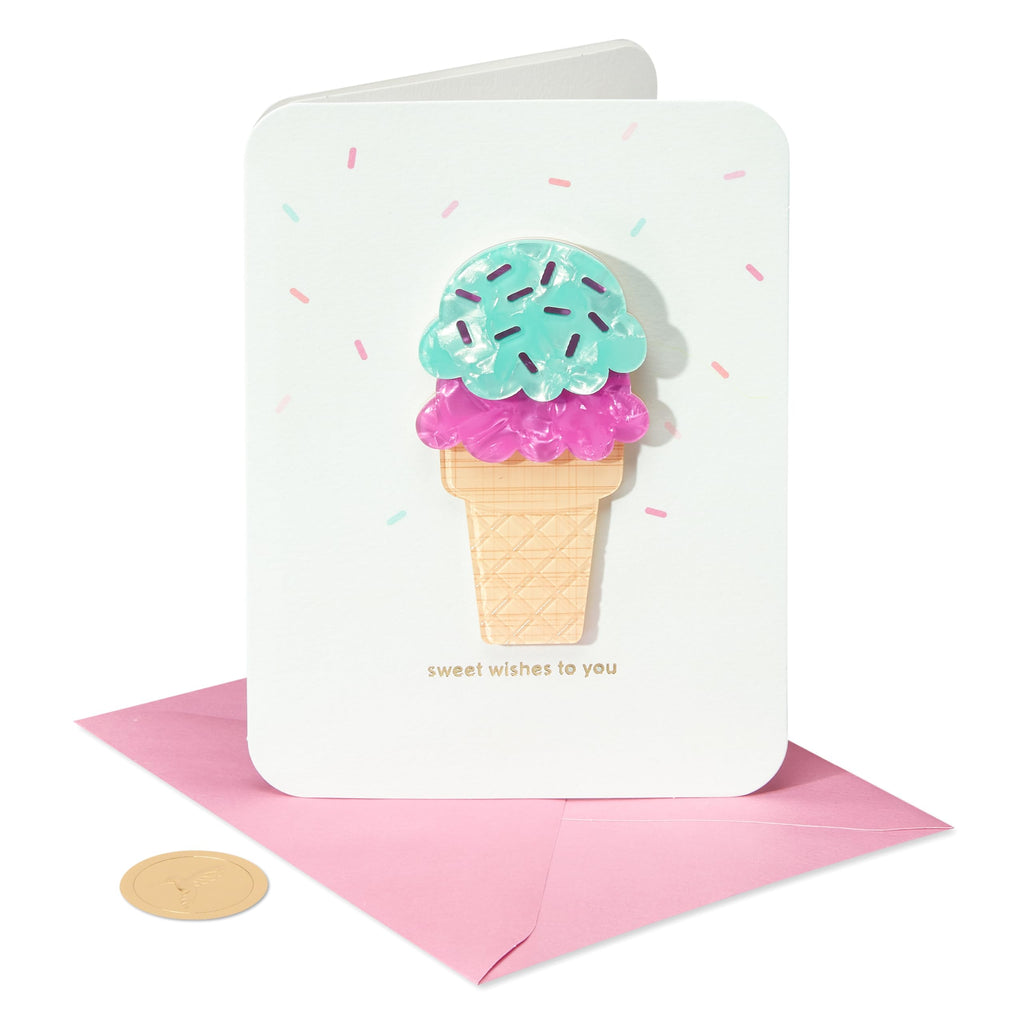 Papyrus Birthday Card (Double Scoop)