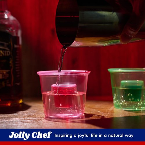 JOLLY CHEF 500 Disposable Bomber Cups, Color Plastic Bomber Shot Glasses,Highly Durable and Reusable Shot Cups Perfect for Wedding, Thanksgiving, Halloween, Christmas Party